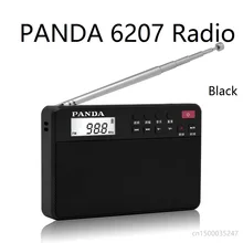 PANDA 6207 радио автоматически поиск AM/FM DSP двухдиапазонный однокнопочный Таймер записи литиевая батарея плеер с tf-картой