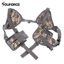 Подмышка сумка с нейлоновой противоугонной личностью военные тактические регулируемые плечи облегченная модульная Пистолетная кобура Чехол для охотничьего аксессуара