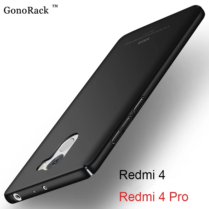 Gonorack чехол для Xiaomi Redmi 4 Pro премьер матовый серии Жесткий ПК Задняя накладка pro 5.0