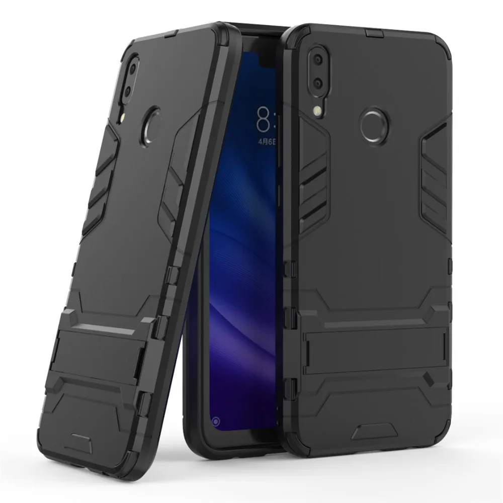 For Huawei Y9 2019 cases Armor cover PC Silicone back cover case for