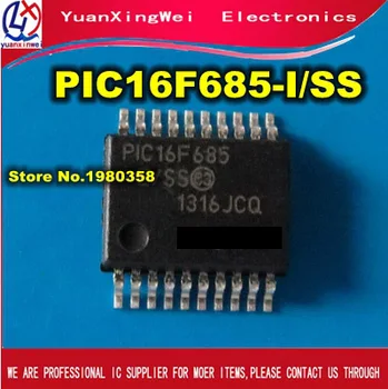 

Free Shipping! 10pcs PIC16F685-I/SS PIC16F685 SSOP20