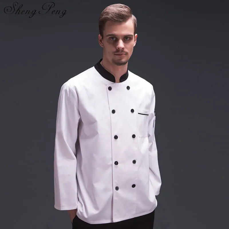 Food service chef uniform shirt restaurant hotel chef jacket clothes