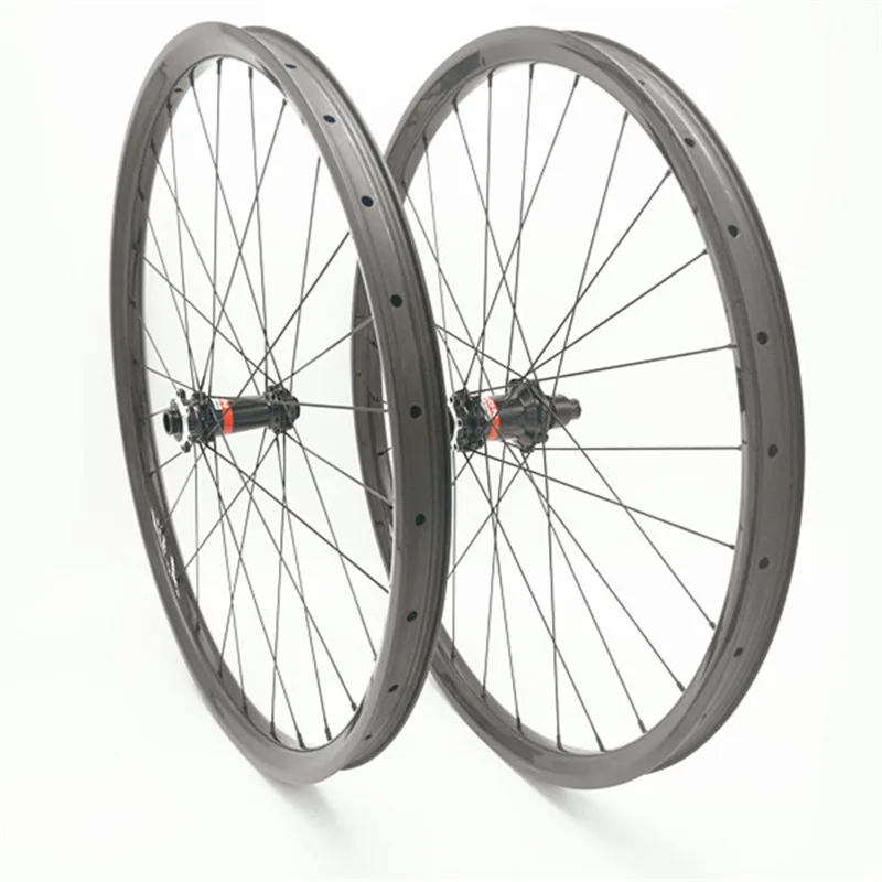 27.5er carbon mtb disc wheels DH 35x25mm Asymmetry XDS641 XDS642 ABG