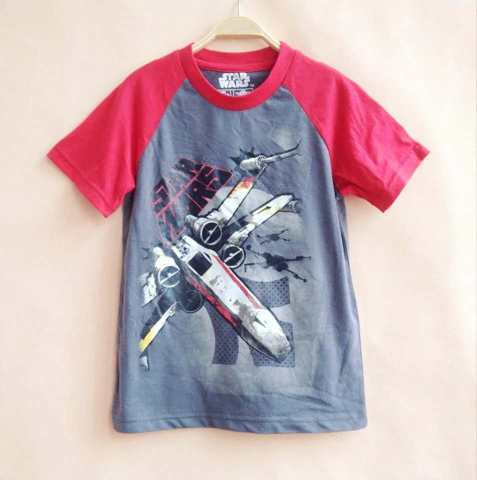 Terbaru Anak Anak Laki Laki Musim Panas T Shirt Star Wars Kemeja