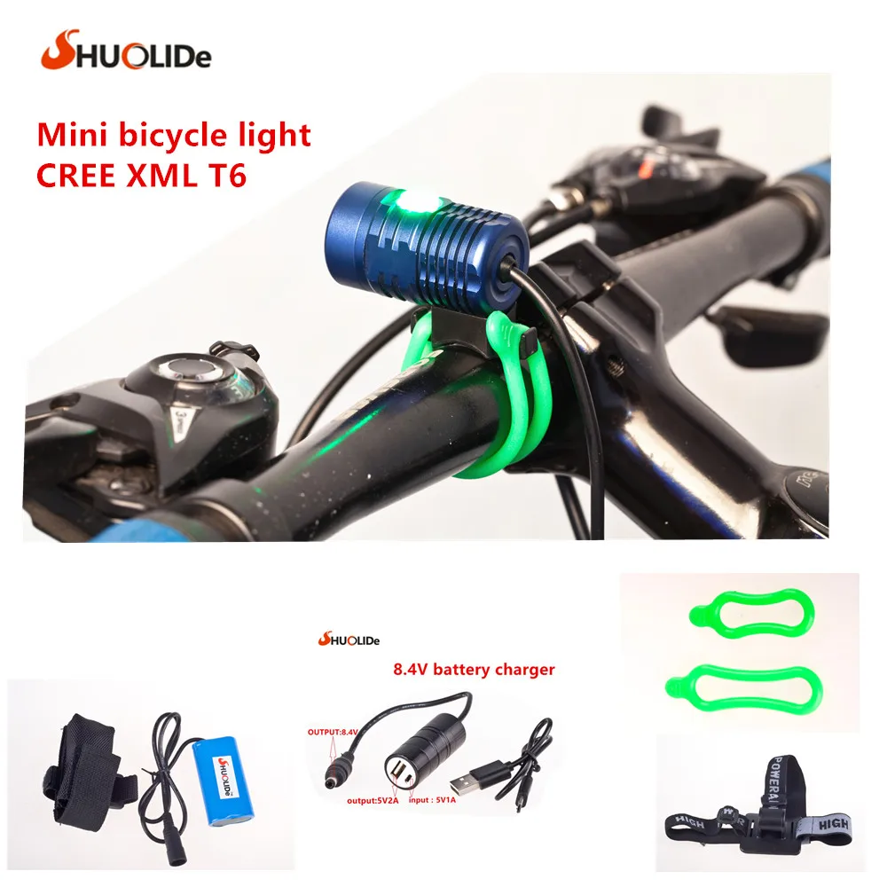 New Mini CREE XML2 T6 headlamp headlight Bicycle Light headlight 18650 head lamp lampe bike light