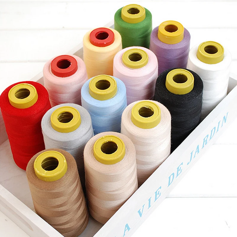 2PCS polyester thread wholesale 40s hand machine stitching axis 3000 m