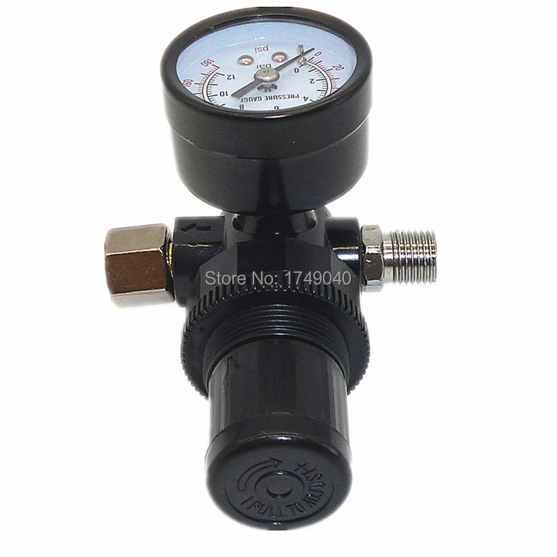 Air Compressor Pressure Switch Control Valve Manifold Regulator Gauges HVLP Air Spray Gun Tool