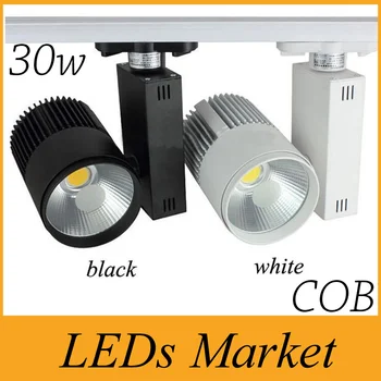 

LED Track Light 30W cree COB Rail Lights Clothing Shop Shoe Shop Led Fixture Lights Lamp AC 110V 220V CE UL SAA