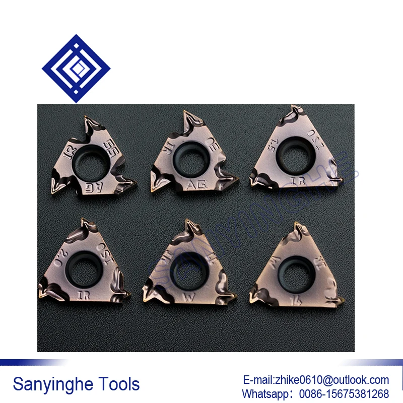 Бесплатная доставка, высокое качество sanyinghe 50 шт./лот mmt16irag60 VP15TF cnc карбида обращаясь вставками резьбовые вставки