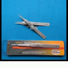 VETUS 4-SA Пинцет из нержавеющей стали сверхтонкого Высокая Точность Пинцет