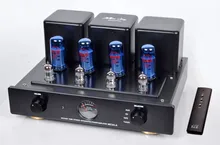 Meixing MC34-A Vacuum Tube integrated Amplifier Blue EL34*4 Class AB1 push-pull power Amplifier 38W*2 110V/220V
