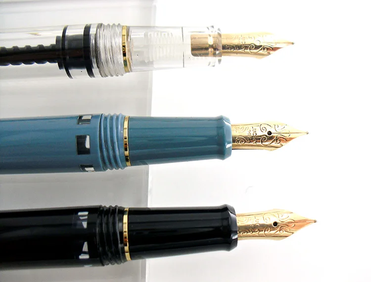 Wingsung Yong Sheng 698 14K Золотой наконечник прозрачная ручка поршневых чернил|ink pen|14k gold