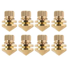 8 Pcs Copper Speaker Suspension Spikes Isolation Stands Foot Base Pad NEW