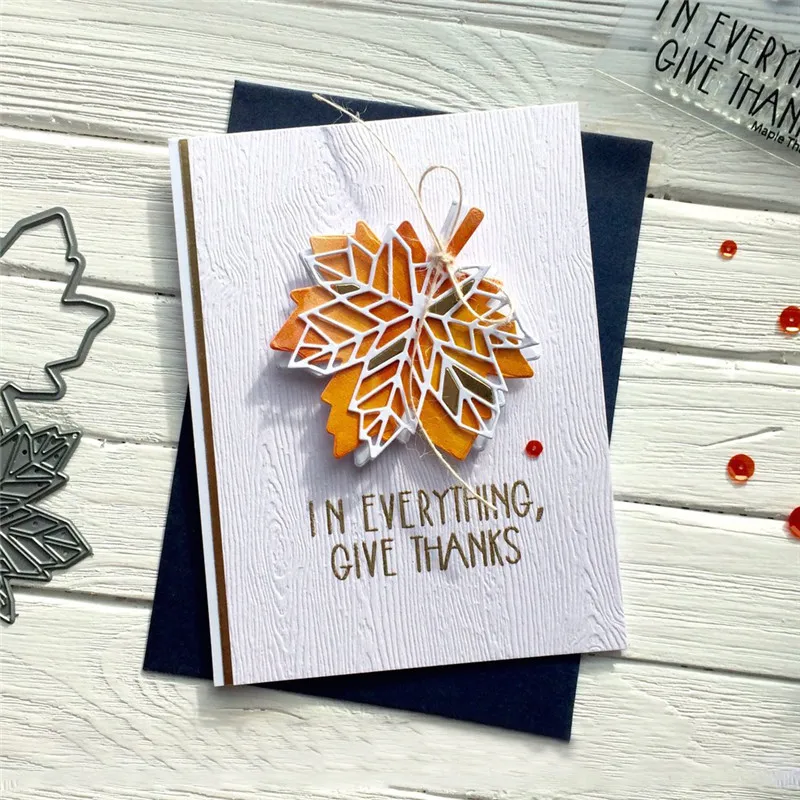 

DiyArts Metal Cutting Dies Maple Leaf Die Cut DIY Decorative Embossing Scrapbooking Collect Craft Create Stamps Card Stencil