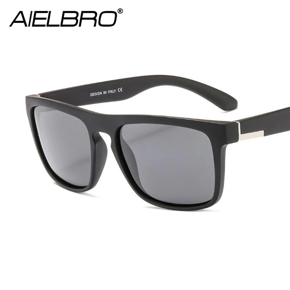 Square Driving Cycling Sunglasses Men Polarized Discoloration Sun Glasses Outdoors Sports Accessories Goggle UV400 Gafas De Sol