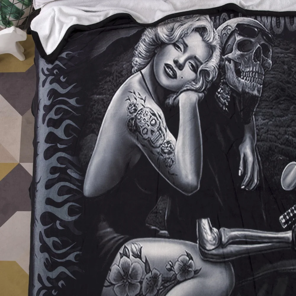 Коллекция Мэрилин Монро супер мягкое плюшевое одеяло 150x200 см