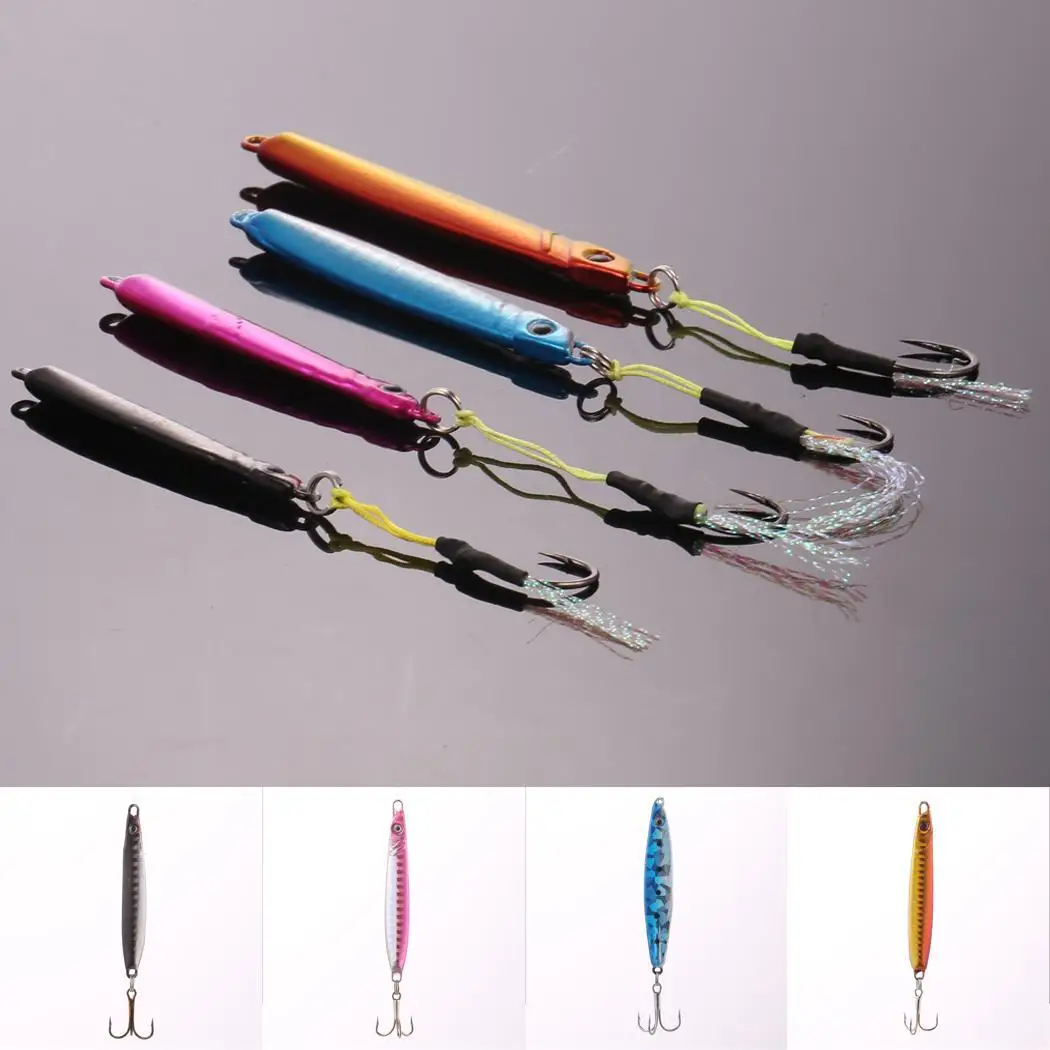 Buy Jigging Hook Fishing Sinking Spoons Fishing Jigs
