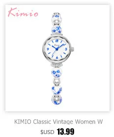 KIMIO Brand Small Dial Quartz Watches For Women Ladies Stainless Steel Hollow Thin Bracelet Watch Delicate Crystal Wristwatch