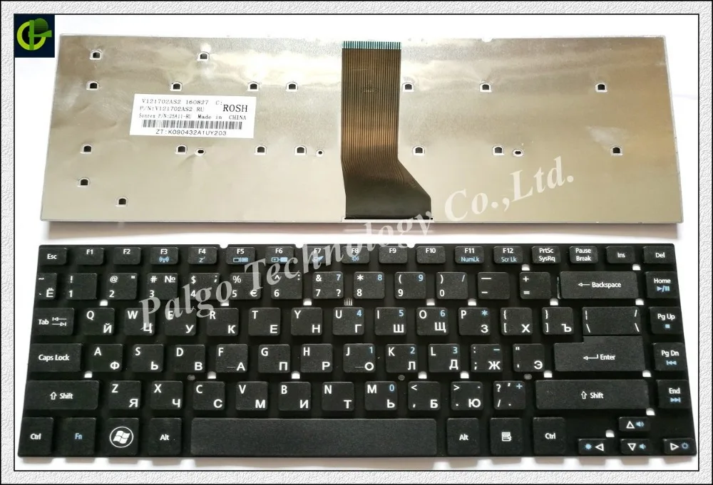 

Russian Keyboard for Acer Aspire E5-411 E5-411G E5-421 E5-421G E5-471 E5-471G E5-471P E5-471PG RU Black