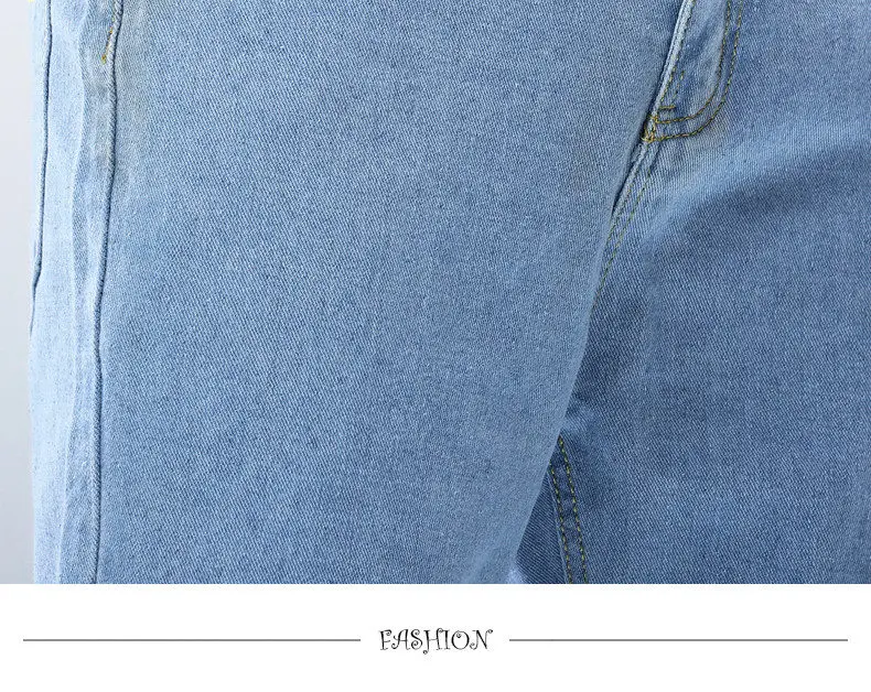 Loose Jeans Men Solid Simple Pencil Pants Cotton Classic Cargo Pant Jeans Male Trousers Youth Ankle-Length Pant Brand Jeans 2019 09