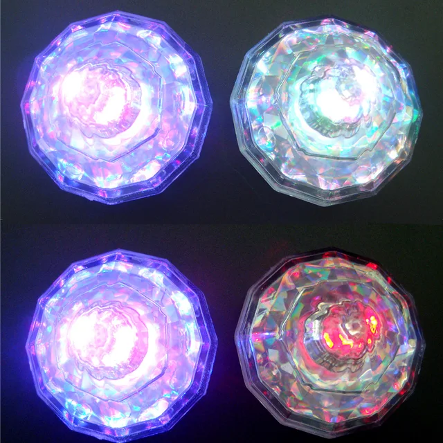 10pcs lot luminous diamond shape ice cubes muticolor light up toys
