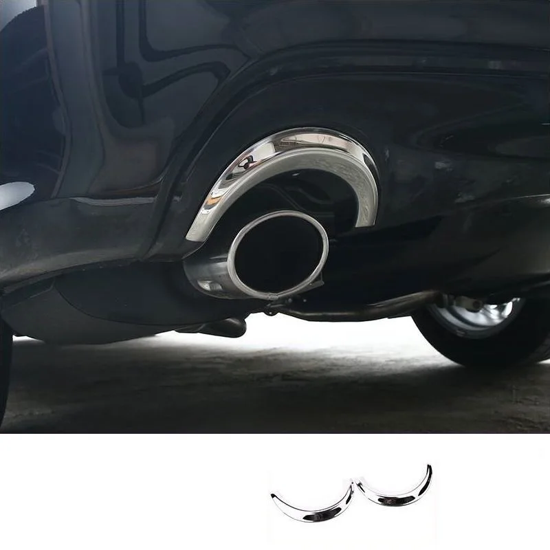 

Car Tail Throat Rear Panels Foot Pedal Exterior Chromium Modification Mouldings 09 10 11 12 13 14 15 16 17 18 FOR Infiniti Q7L
