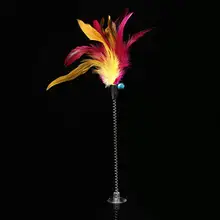 Интерактивный питомец, кот, Teasing, электронная игрушка, палка с плюшем, перья, перья, кольца на присоске