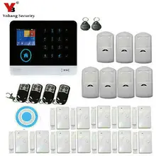 YoBang Security 3G WIFI GPRS SMS Home Alarm System Security PIR Sensor Android IOS APP Control Work With Wireless IP Camera .