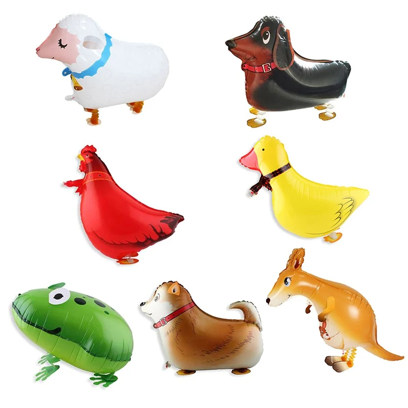 

Sheep Foil Balloons Walk Aluminum Air Balloon Birthday Party Decorations Kids Inflatable Toys Children's Day Party Supplies