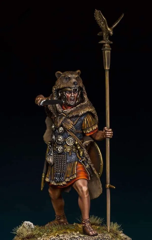 

1:24 Resin Figure Model Kit Unassambled Unpainted //G467 Roman warrior