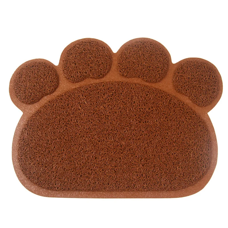 FML Pet Cat Litter Mat Paw Print Dog Cat Toilet for Cats Pet Accessories Kitty Dish Feeding Bowl Easy Cleaning Sleeping Pad