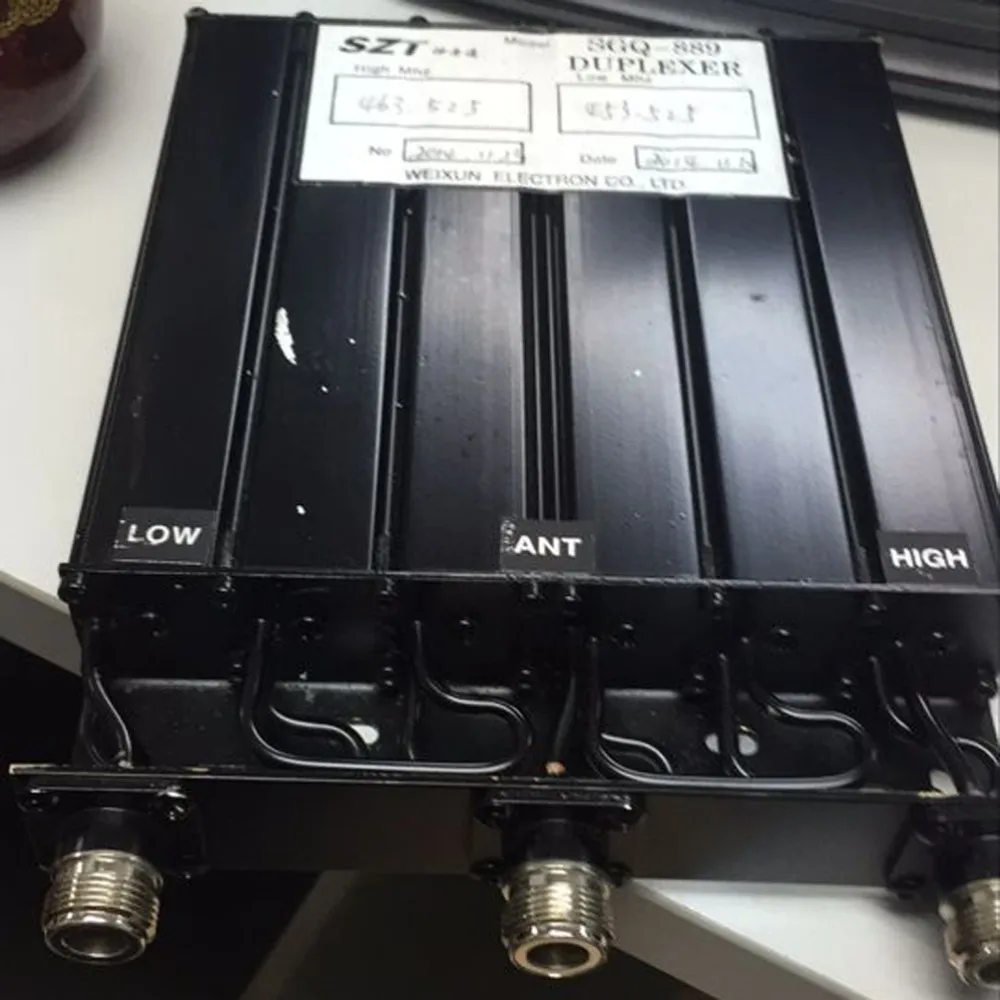 SZT Duplexer UHF/VHF 6 полости для DUPLEXER повторитель N разъем для 2 радиоприемников