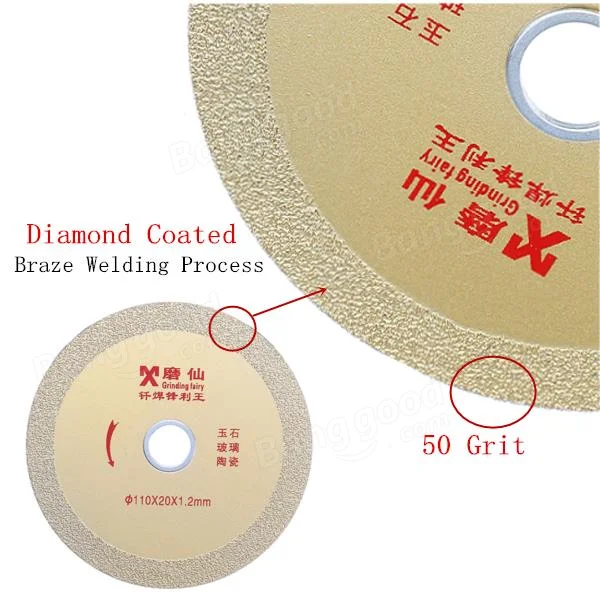 Grinding Fairy 1.2mm Ultra Thin Saw Blade 110x20mm Diamond Cutting Disc Tool for Glass Ceramic