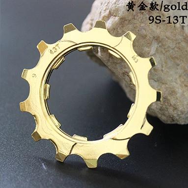 MTB Mountain bike flywheel repair patch sprocket wheel  9 10  speed 11T 12T 13T denticulate Repair Parts For shimano and sram 9speed 13T-golden