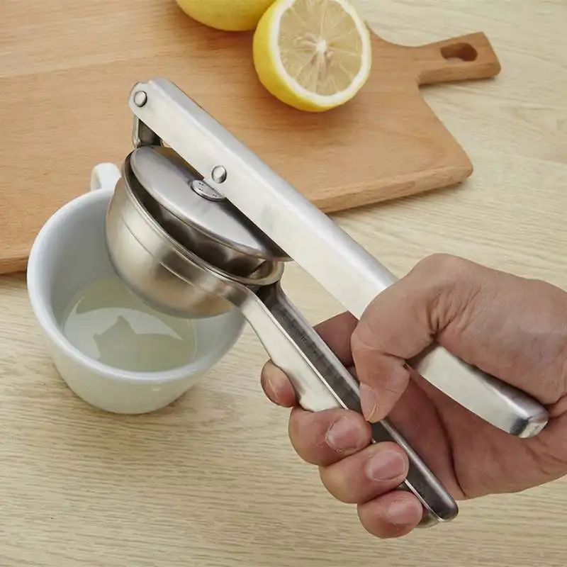 Vintage Hand Press Manual Juicer Lemon Orange Lime Squeezer Kitchen Cookware Fresh Juice Tool