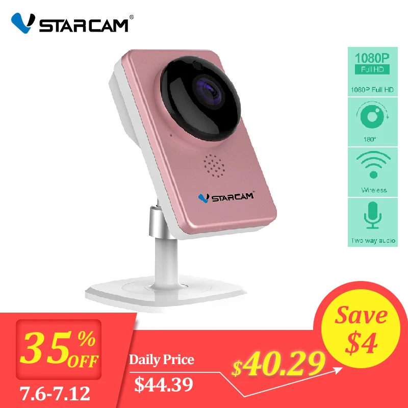 VStarcam WiFi Mini Camera Panoramic Infrared Night Vision Wireless