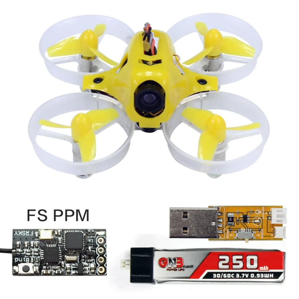 Yellow Tiny6 PNP Mini FPV KingKong RC Racing font b Drone b font 800TVL Camera With