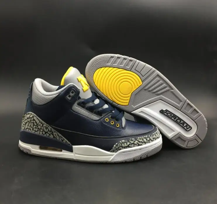 2018 Jordan 3 Для мужчин Баскетбольная обувь AJ3 кроссовки спортивная обувь всеобъемлющий дышащий увеличивающие рост 41-47