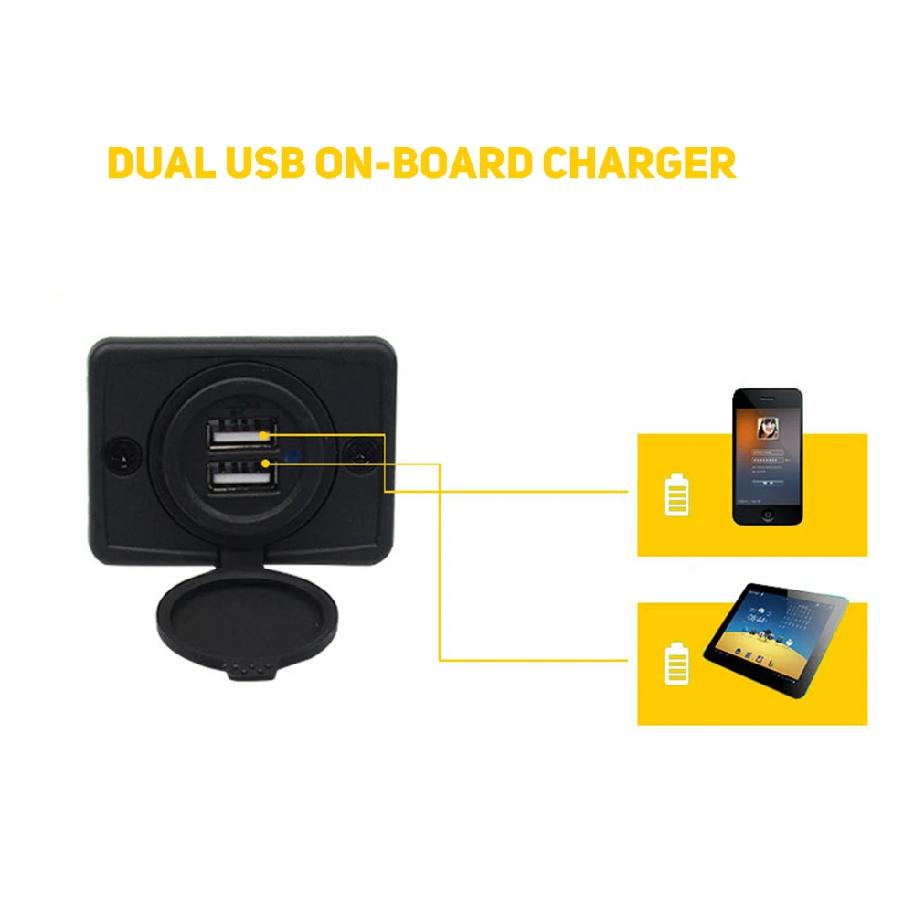 12 24V 3.1A мотоцикл автомобиль USB розетка Зарядка порт адаптер|Кабели адаптеры и
