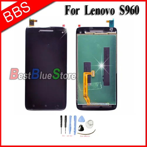 

For Lenovo S960 LCD Display Screen With Touch Digitizer Assembly Free shipping