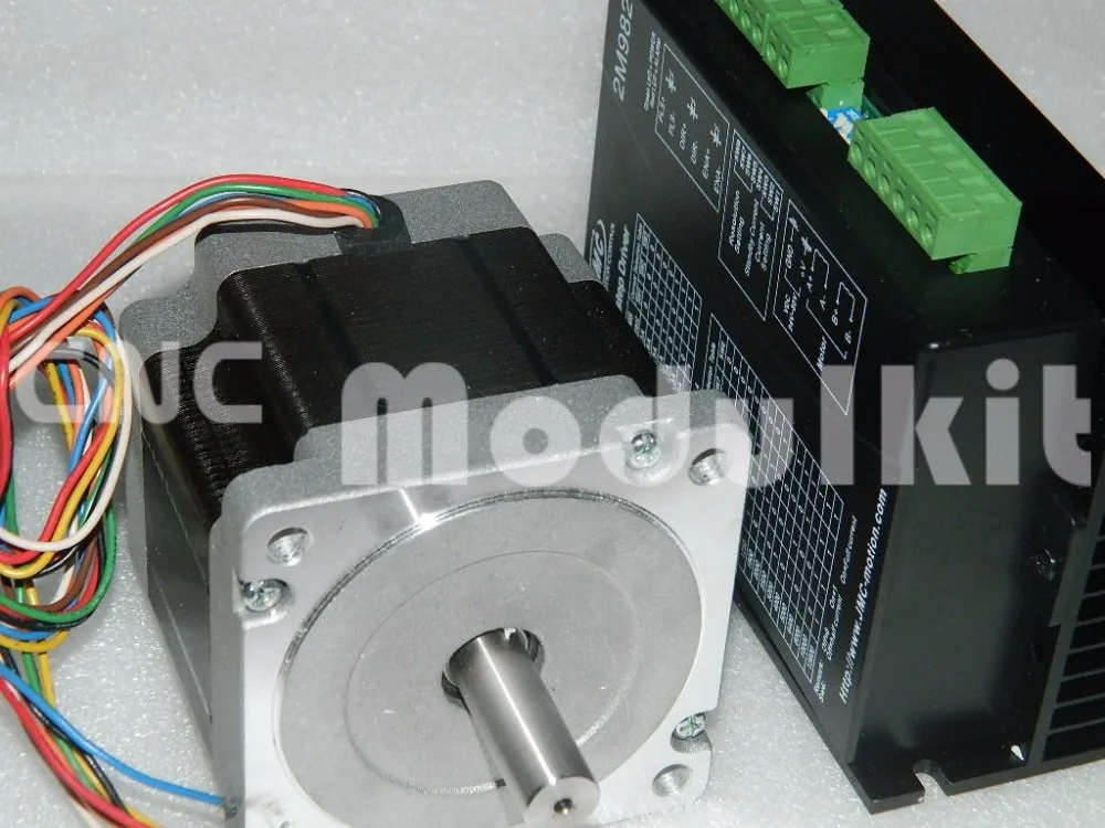 34HS5435 CNC Machinerty контроллер Nema 34 Шаг двигатель длина корпуса 151 мм 10.5Nm 3.5A 4 провода свинца с модулем ЧПУ набор