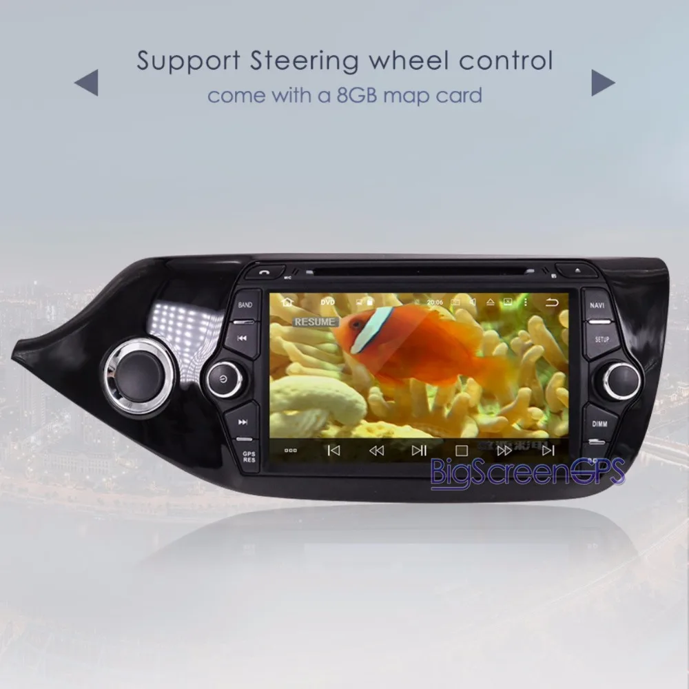 Excellent The Newest Android8.0 7.1 RAM4GB ROM 32GB Car DVD Player GPS Navi For KIA CEED2013-2016 Radio Head Unit Multimedia Stereo  Wifi 2