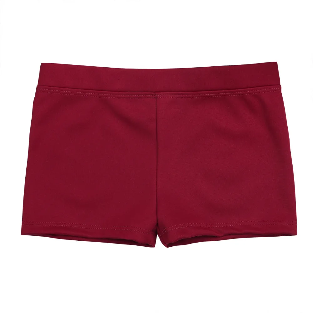 Girls Boy-cut Skinny Low Rise Activewear Dance Shorts Sports Active Workout Gym Slim Cut Shorts Children's Clothing