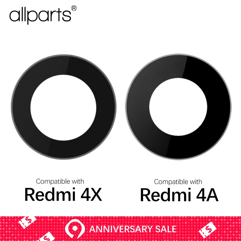 

Back Camera Lens For Xiaomi REDMI 4A 4X Rear Camera Lenses Replacement Parts with Adhesive Tape