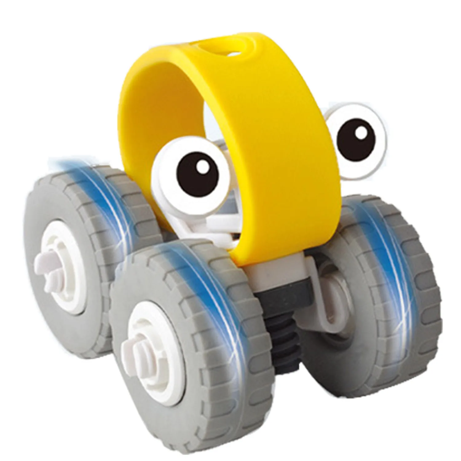 DIY собрать мультфильм автомобиль блоки Набор творческие милый забавный Дети образования 3D головоломки научная игрушка игры подарки на