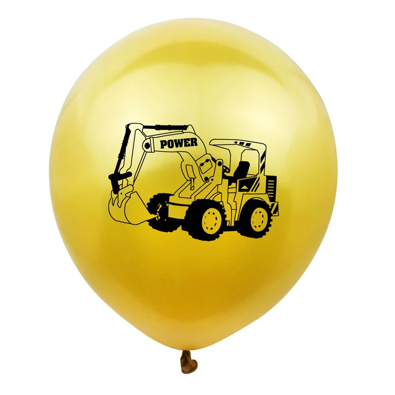 10Pcs Gold Black Construction Excavator Theme Car Latex Balloons Kids Birthday Decoration Party Supplies Baby Shower 10Pcs Gold Black Construction Excavator Theme Car Latex Balloons Kids Birthday Decoration Party Supplies Baby Shower