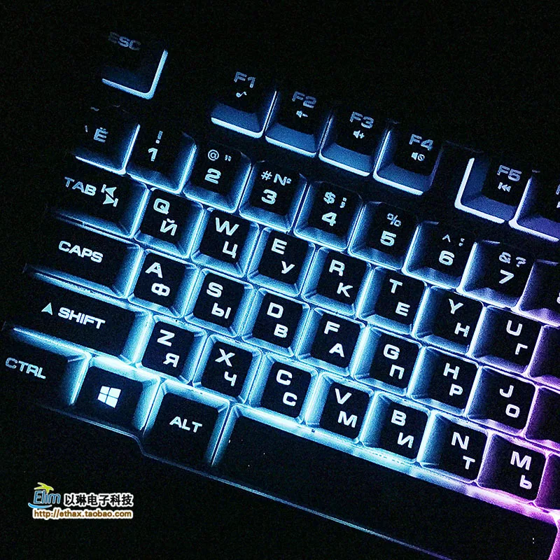 Клавиатура с подсветкой на русском языке 1 шт. оригинальная Проводная игровая