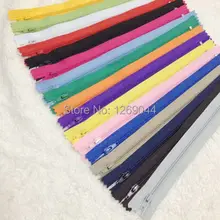 51 unids Upick Nylon bobina cremalleras Tailor herramientas de costura Craft 9 pulgadas 17 colores