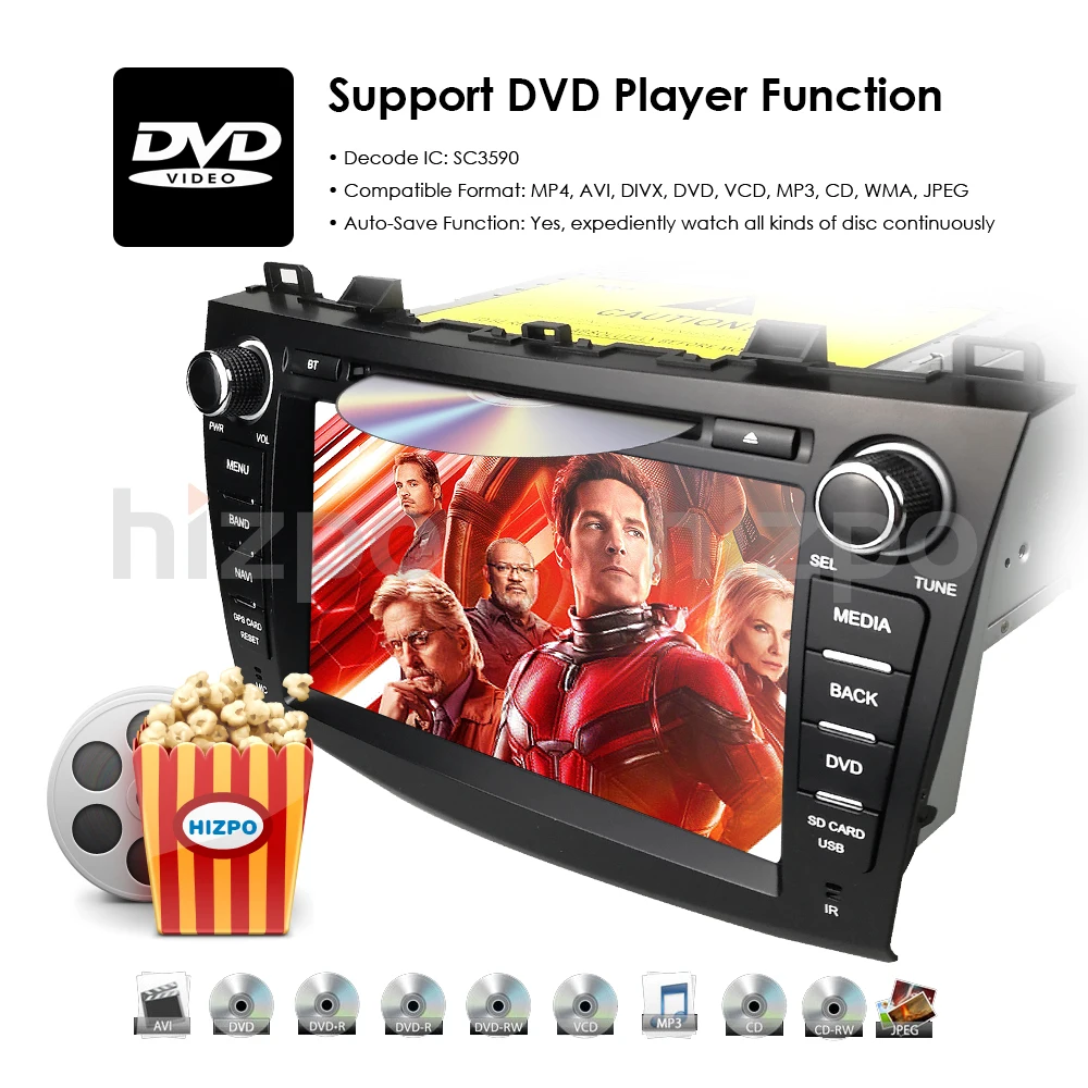 Flash Deal 2G+16G 1024*600 QuadCore 4GWIFI BT video audio Multimedia 2din car dvd player for Mazda 3 Mazda3 2010 2011 2012 2013 DAB DTV CAM 18