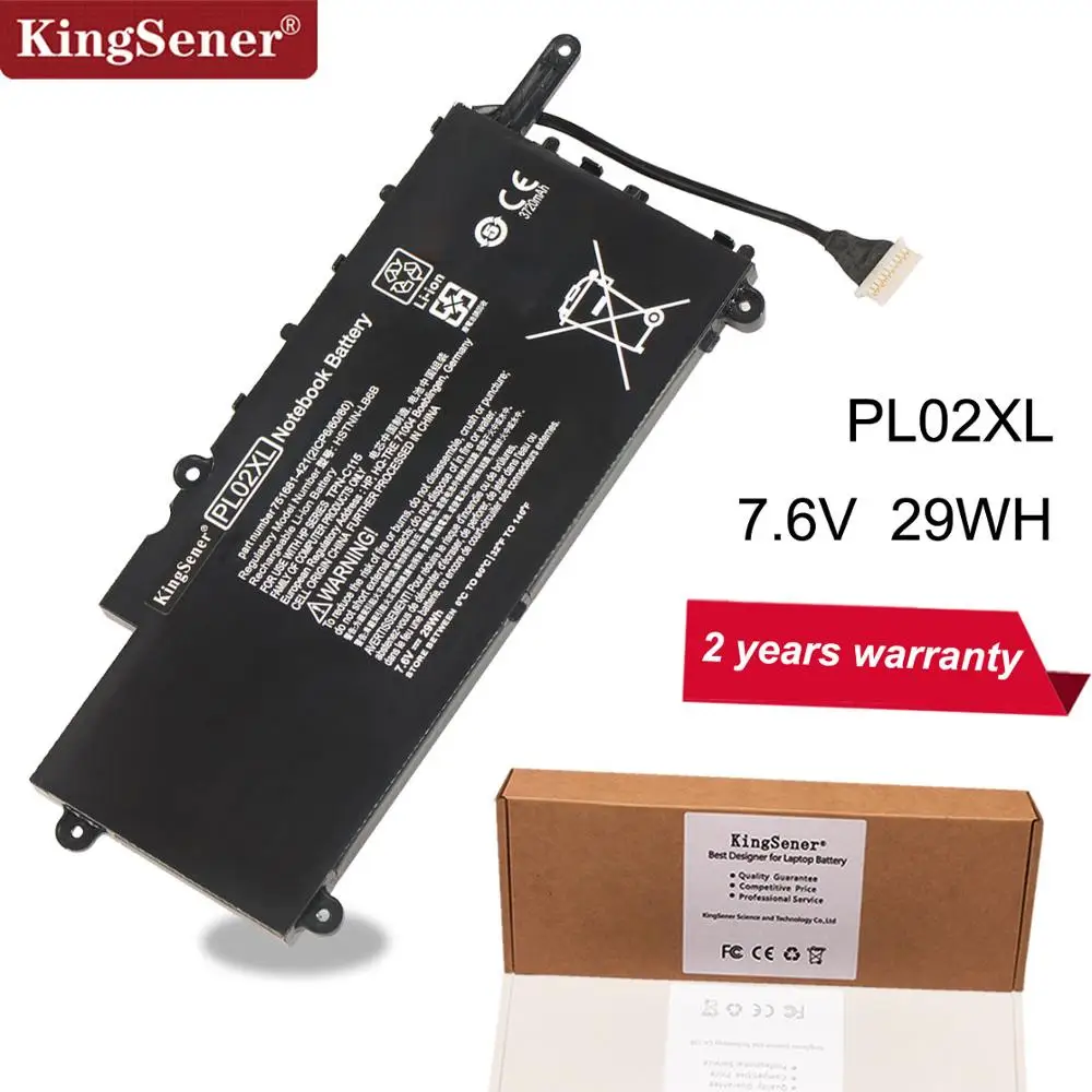 KingSener PL02XL Батарея для HP Pavilion 11 X360 11-n010dx 11-n000snx 11-N014TU 11-N030TU 751681-421 HSTNN-LB6B HSTNN-DB6B